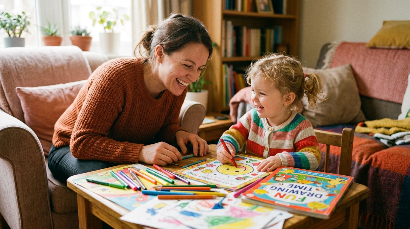 Sarah and her toddler