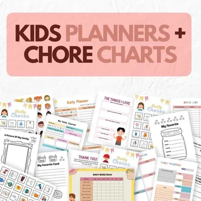 Kids Planners and Chore Charts