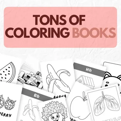 Tons of Coloring Books
